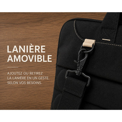 Sacoche ESSENTIELB ECO Classic 15''-16'' noire