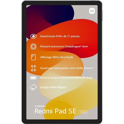 Tablette Android XIAOMI Redmi Pad SE 128Go