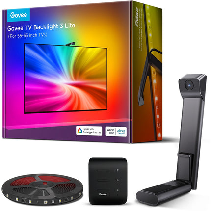 Bandeau LED GOVEE Retroéclairage LED TV avec camera 55 65