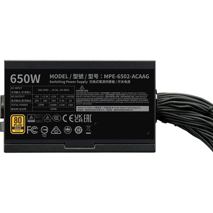 Alimentation PC COOLER MASTER Cooler Master MWE Gold 650W Noir