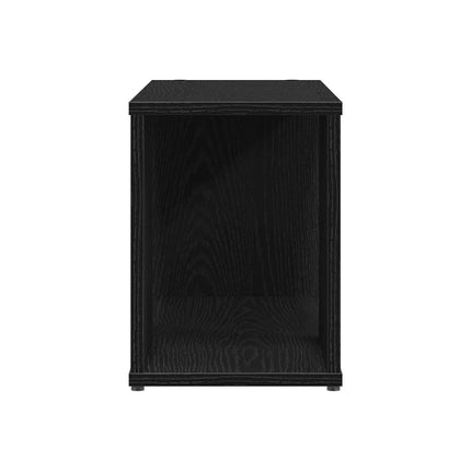 Meuble TV HELLOSHOP26 Meuble TV chêne noir design simple range