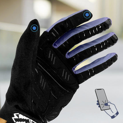 Gants AVIZAR Gants pour Vélo Fonction tactile XS bleu