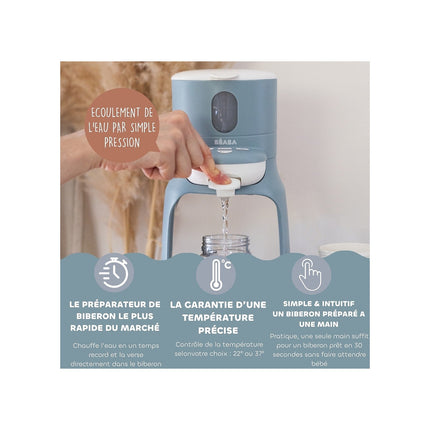Préparateur biberon BEABA Bib Expresso Bleu Baltique