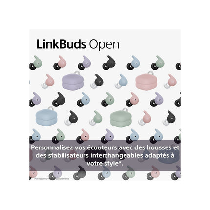 ACC. SONY Supports LinkBuds Open Noir