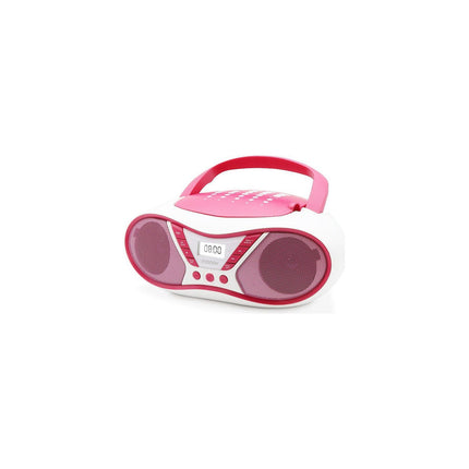 Radio CD MOOOV Lecteur CD Pop Pink avec radio FM et por
