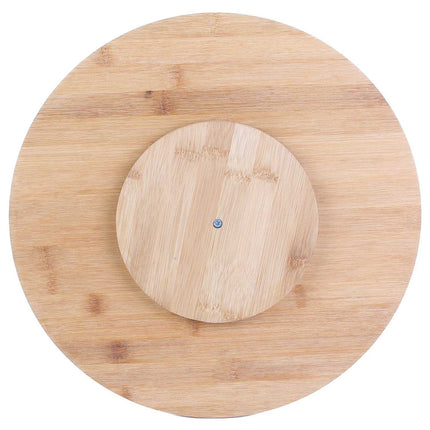 Plateau COOK CONCEPT rond tournant en bambou M12 - 35cm