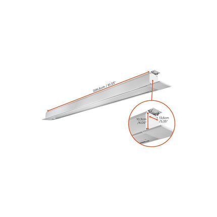 Ecran de projection CELEXON encastrable plafond PRO Plus 160x90
