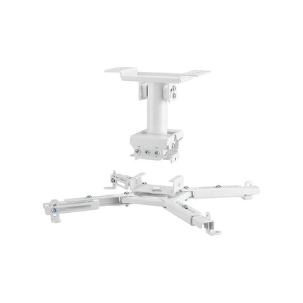 Support vidéoprojecteur KIMEX plafond, hauteur 25 cm, blanc