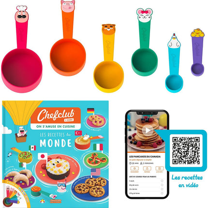 Coffret cuisine CHEFCLUB Les Recettes du monde avec les Tasses