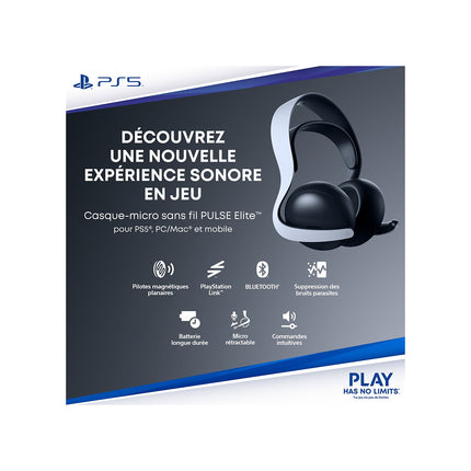 Casque gamer SONY Pulse Elite 3D PS5