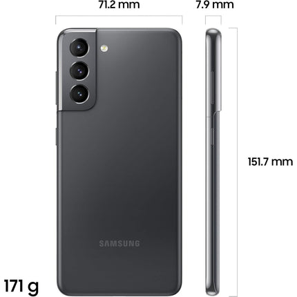 Smartphone SAMSUNG Galaxy S21 5G Gris 128Go Très Bon État avec Batterie Neuve - Reconditionné
