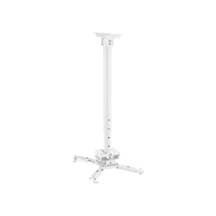 Support vidéoprojecteur KIMEX plafond, hauteur 60-90 cm, blanc