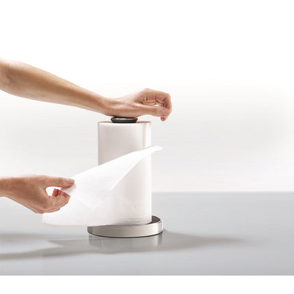 Distributeur essuie-tout JOSEPH JOSEPH PUSH&TEAR ROULEAU D'ESSUIE TOUT GRIS