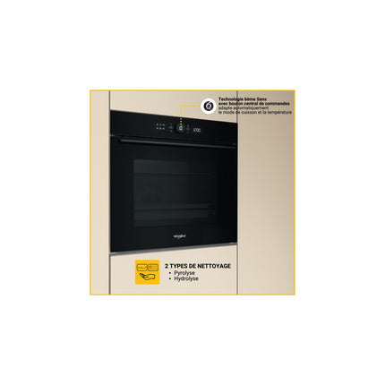 Four encastrable fonction vapeur WHIRLPOOL WK5BAFS81PM1S