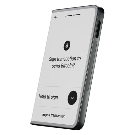 Crypto wallet LEDGER Stax Recovery key Noir