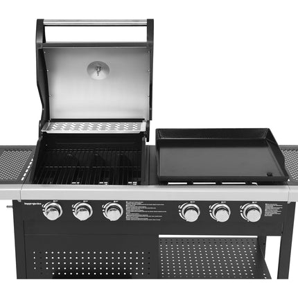 Barbecue gaz HAPPY GARDEN Barbecue duo au gaz VESUVIO - 3 brûleurs