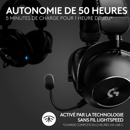 Casque gamer LOGITECH G PRO X GAMING Casque + Support