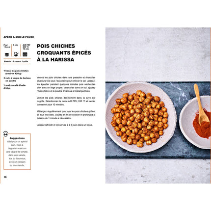 Livre de cuisine HACHETTE Airfryer Ninja - Recettes Express 50 rec