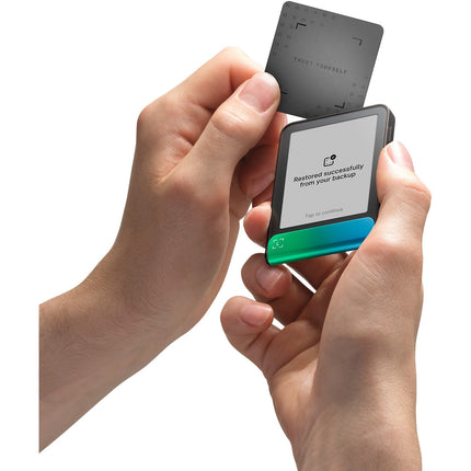 Crypto wallet LEDGER Flex Recovery key Oxydate Green