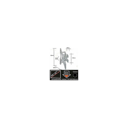 Support enceinte BRATECK Support écran plat 25à93 cm EASY TV-1037
