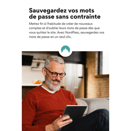 Logiciel antivirus et optimisation NORDVPN NordPass Premium 1 an d'abonnement