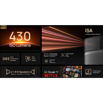 Vidéoprojecteur portable XGIMI MoGo 2 Pro Gen 2 - Google TV