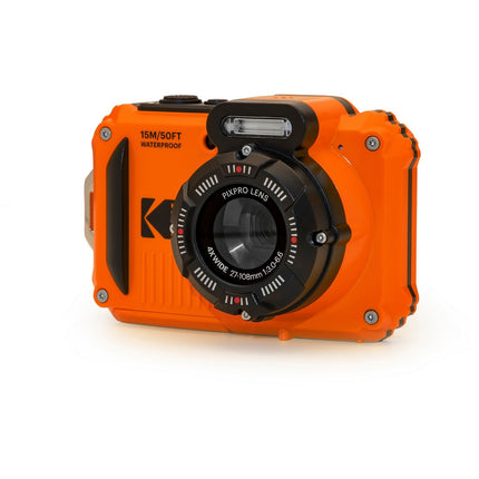 Appareil photo Compact KODAK WPZ2 Orange + 1 Batterie + Carte 16 Go