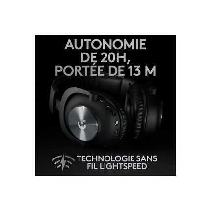 Casque gamer LOGITECH G PRO X WIRELESS Lighspeed