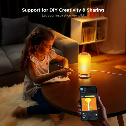 Lampe connectée GOVEE Lampe de table LED RGBICWW