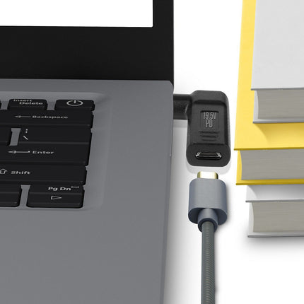 Chargeur ordinateur portable AVIZAR Adaptateur USB-C coudé vers 7,4 x 5,0mm