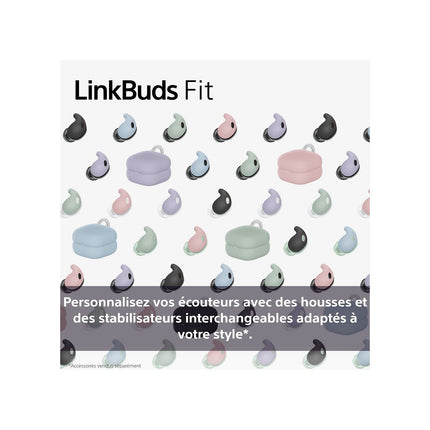 Etui SONY LINKBUDS FIT & OPEN NOIR