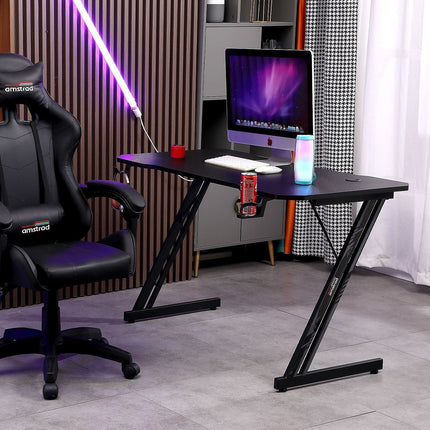 Bureau gamer AMSTRAD DESK120-2Z-BLACK