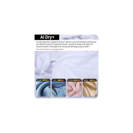 Sèche linge pompe à chaleur SAMSUNG DV90DG6845LK