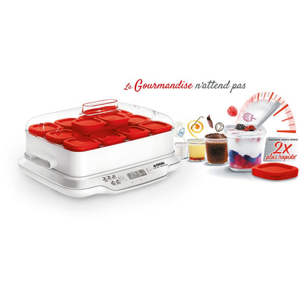 Yaourtière et fromagère SEB YG661500 MULTIDELICES Express 12 pots