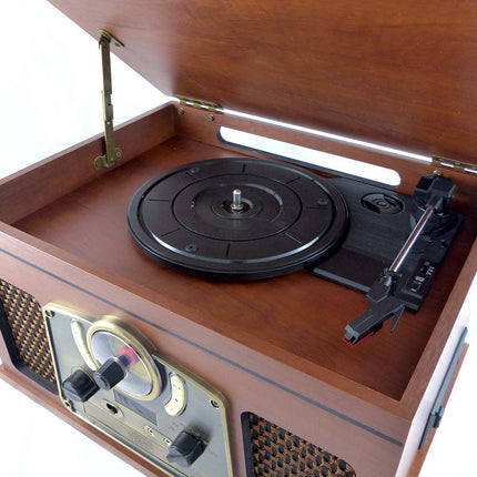 Chaîne HiFi INOVALLEY RETRO10E-BTH-N vinyle BT, CD, K7,FM, USB