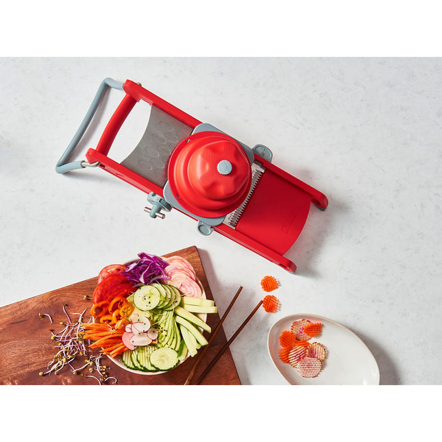 Mandoline DE BUYER Swing 2 rouge 2015.43