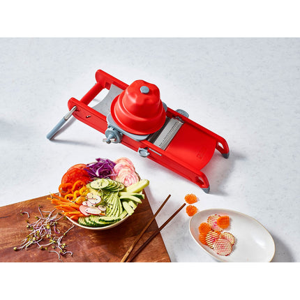 Mandoline DE BUYER Swing 2 rouge 2015.43