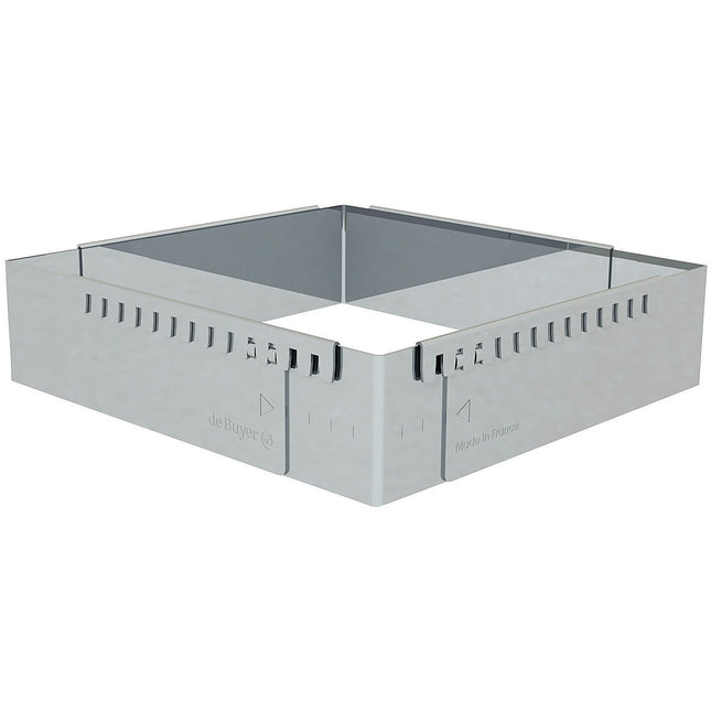 Cadre à pâtisserie DE BUYER inox extensible 3013.20