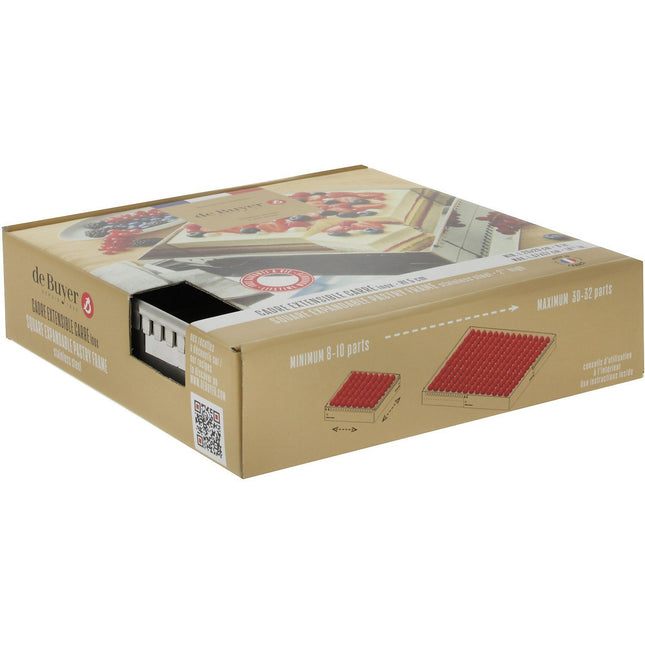 Cadre à pâtisserie DE BUYER inox extensible 3013.20