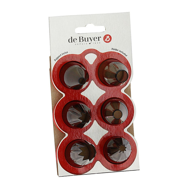 Douille à pâtisserie DE BUYER x 6 tritan 4150.02