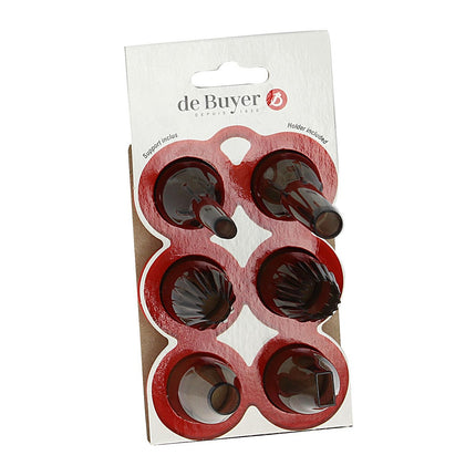 Douille à pâtisserie DE BUYER x 6 tritan 4150.08