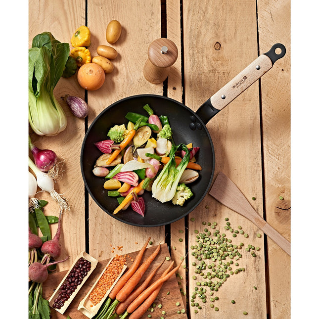 Poêle DE BUYER choc b bois induction 28cm 8780.28