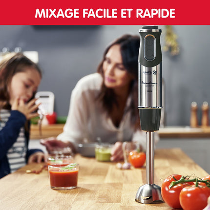 Mixeur MOULINEX Quickchef Noir/Inox DD655810+3 access