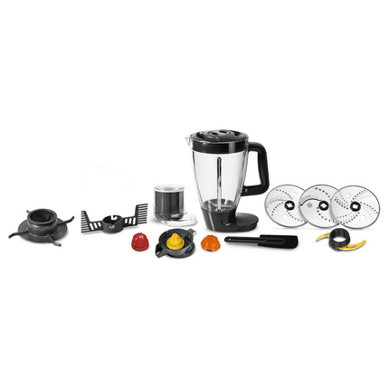Robot multifonction MOULINEX FP827E10 Double Force Silver + 10 access