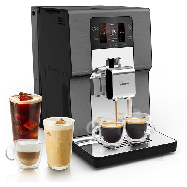 Expresso Broyeur KRUPS EA879NE0 Intuition Experience, Hot&Cold, 36 recettes