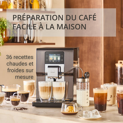 Expresso Broyeur KRUPS EA879NE0 Intuition Experience, Hot&Cold, 36 recettes