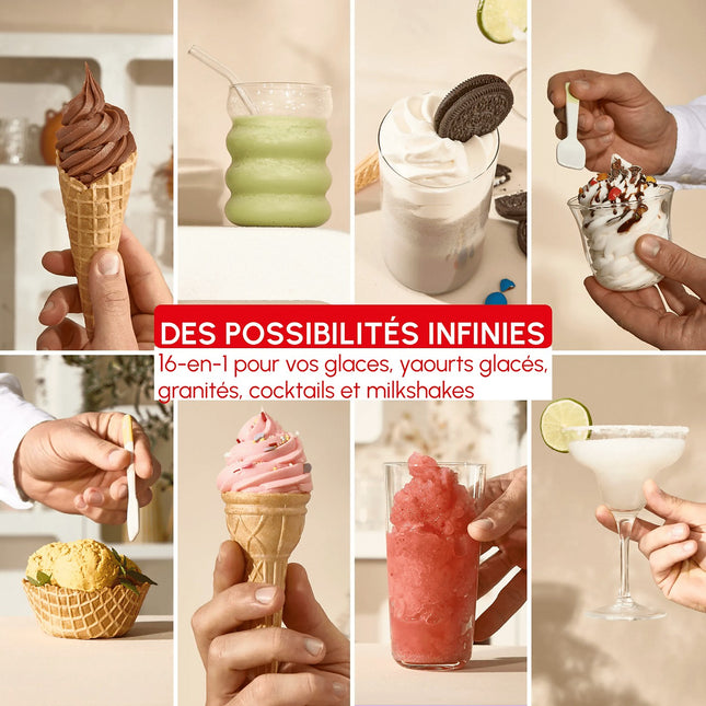 Sorbetière MOULINEX Freezi Machine à glaces MJ803AF0