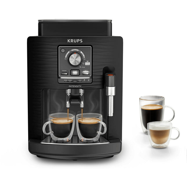Expresso Broyeur KRUPS Intensity, Machine espresso entièrementautomatique, 4 boissons EA5008E0