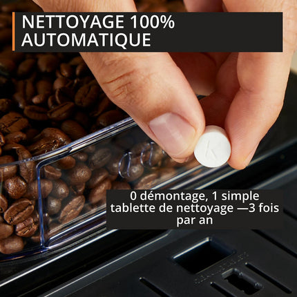 Expresso Broyeur KRUPS Intensity, Machine espresso entièrementautomatique, 4 boissons EA5008E0