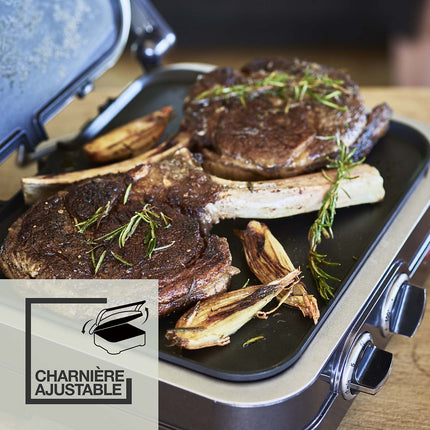 Grille-viande CUISINART GR47BE Elite plancha grill bleu nuit